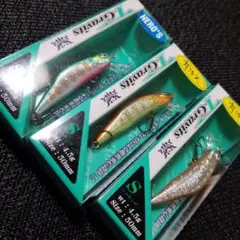 渓流ミノー　Tグラヴィッツ50S×6 ハードストリームス タングステンウエイト 渓流ミノー Tグラヴィッツ50S×6 ハードストリームス タングステン