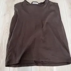 OPAQUE.CLIP ノースリーブ カットソー ブラウン M