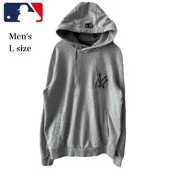 MLB ニューヨーク・ヤンキース パーカー フーディ メンズ L グレー