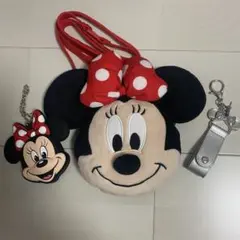ミニーちゃん ポシェット バックチャーム カチューシャホルダー