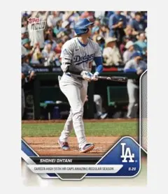 2025 MLB Topps NOW 790 大谷翔平 55本塁打記念カード - メルカリ