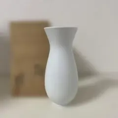 出石焼　いづしやき　白雪瓷　白磁　永信作　花入　茶道具