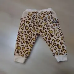 BABYDOLL。レオパード柄。フリース。もこもこパンツ。80cm