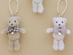 新品★未開封★Maison de FLEUR★リボンベアチャーム★2つまとめ売り
