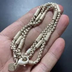 925シルバー 多重チェーンネックレス