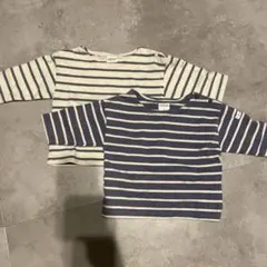 futaftuta DAILY LINE ボーダーカットソー70 2枚セット