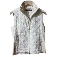 pologolf Ralph Lauren キルティングベスト　ポニー刺繡　S