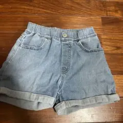 ユニクロ110デニムショートパンツ