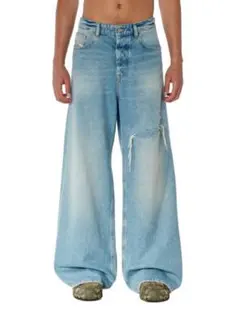 DIESEL Relaxed Jeans D-Rise 09e25 W26L30