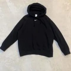 ナイキ　NIKE 黒パーカー XL 裏起毛 ビッグロゴ