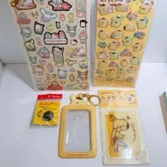 ポムポムプリン ステッカー＆カードケース 5点セット