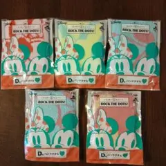 ディズニー 一番くじ ハンドタオル 5種セット