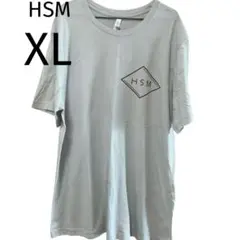 HSMロゴTシャツ グレー ビッグサイズ メンズ
