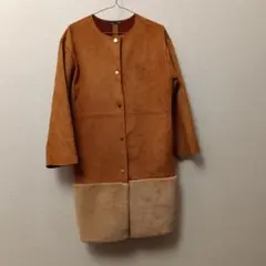 美品★ZARA★スエード ムートンコート
