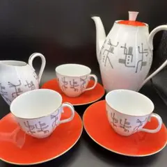 希少　Noritake ノリタケ　カップ　ソーサー　クリーマー　ポット　象形