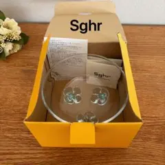 未使用 Sghr カメリアボウル ブルー 13㎝ ガラス 三つ足