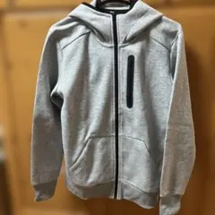 UNIQLO ドライストレッチスウェットパーカー フルジップ M グレー