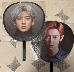 EXO チャニョル うちわ 22個セット 2026年最新】グループ名：EXO K-POP うちわの人気アイテム - メルカリ