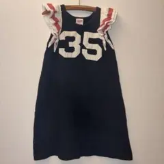 美品DENIM DUNGAREE ナンバー35 ワンピース120のサムネイル