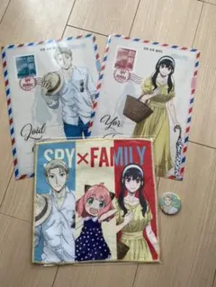 スパイファミリー ココカラファイン 缶バッジ ハンドタオル クリアファイル