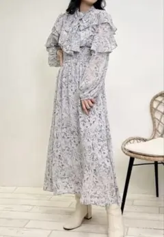 INGNI ワンピース フリル花柄