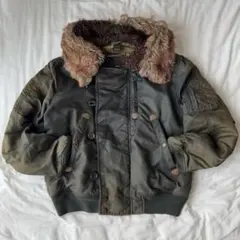 【良品】DIESEL N-2b型 フライトジャケット　L ビッグサイズ 極美品】【Sサイズ】【DIESEL】【N-2B】【ディーゼル】【人気ブラック】