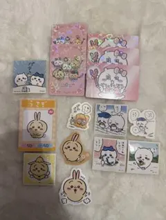 ちいかわ　ハチワレ　うさぎ　カード　ステッカー　シール　まとめ売り