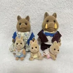 シルバニアファミリー イノシシファミリー 海外 UK - メルカリ