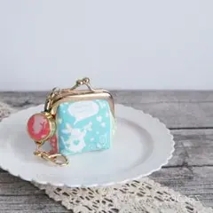 訳あり】親子がま口財布 22fabric*22キャビネット/ピンク - メルカリ