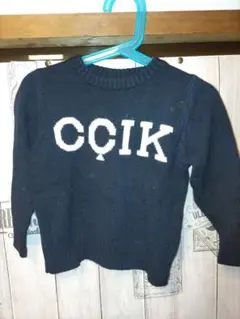 COMME CA ISM ネイビー セーター 100