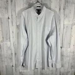 ビンテージ90sUSA古着BANANA REPUBLIC長袖シャツドット柄XXL