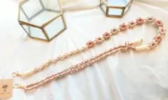 マクラメ編みスマホショルダー㊷【匿名発送】