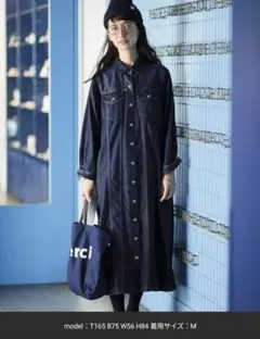 【お値下げします】Sunnyclouds サニークラウズ　ジージャンワンピースM