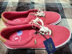 Polo Ralph Lauren ピンク スニーカー 11.5インチ