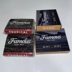 Famous サーフワックス トロピカル・ウォーム セット