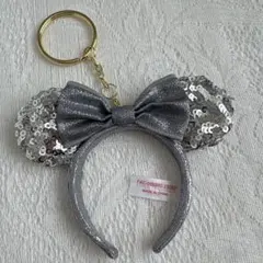 【匿名配送】ミニーちゃんカチューシャ　キーホルダー