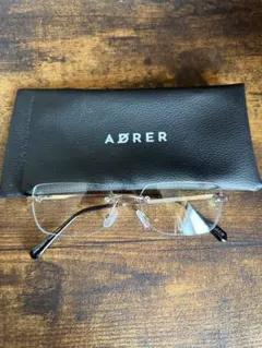 ADRER リムレスメガネ　サングラス
