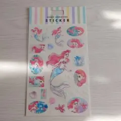 【ディズニー】アリエル ステッカー シール