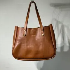HERZ ヘルツ ウーマントート T-10 チョコ レザートートバッグのサムネイル