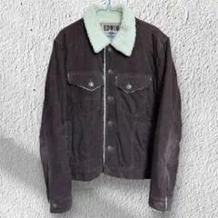 EDWIN ブラウン デニムジャケット