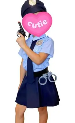 ハロウィン　ポリス　コスプレ　キッズ