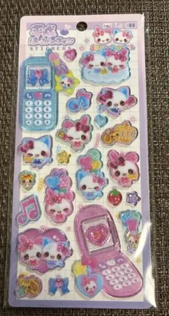 まじかるみゅーちゃん平成はっぴーフォンステッカー