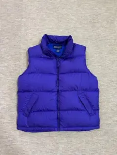90s Lands' End 紫 ダウンベスト