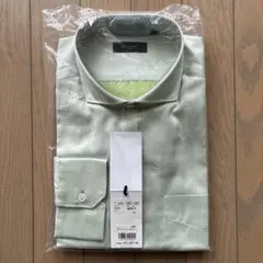 新品☆Paul Smithコレクション 紺ストライプ ドレスシャツ☆白☆L