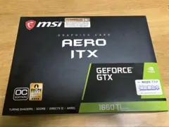動作確認済 MSI GTX1660Ti Aero ITX 6G OC グラボ