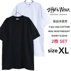 シャカウェア 新品 マックスヘビーウェイト Tシャツ 白 黒 2枚セット XL