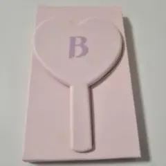 バニラコ ハート型ミラー ピンク