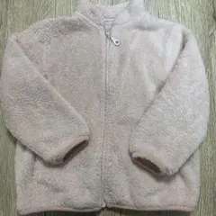 淡いピンク フリースジャケット100サイズ
