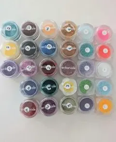 erikonail ラメ28種類セット ネイルパーツ キラキラ ケース