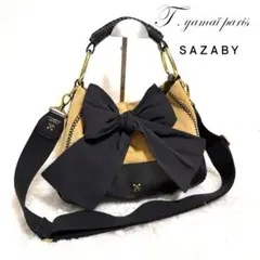 美品T.yamai paris × SAZABY コラボ リボン バッグ2WAY